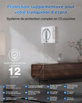 Robot nettoyeur vitres WINBOT W2 Pro Omni station multifonction recharge fonctionnement buse triple protection 12 niveaux