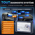 Valise diagnostic auto bidirectionnelle OBD2 codage ECU réinitialisations multiples CANFD DOIP