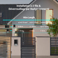 Visiophone connecté HP7 2K écran 7 pouces détection humaine RFID audio bidirectionnel vision nocturne WiFi