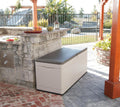 Coffre de rangement extérieur 1524 x 61 x 673 mm coloris tan