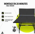 Table tennis intérieur Inside pliable montage rapide filet inclus 274 x 1525 x 76 cm