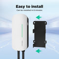 Station recharge EV 7,4 kW type 2 câble 6 m intérieur extérieur