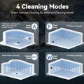 Robot piscine fond parois sans fil 180 min 4 modes docking précision pour 300 m2