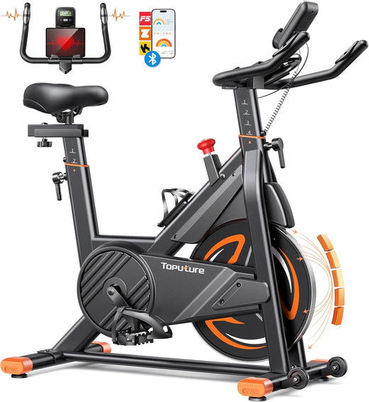 Vélo appartement magnétique connecté appli résistance réglable 160 kg
