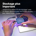 SSD externe 2 To USB C 2100 Mo s IP65 portable