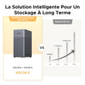 NAS 2 baies 4 Go RAM NFC LAN 1 GbE système débutant sans disque