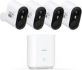 Caméras surveillance 2K kit 4 caméras sans fil autonomie 240 jours détection IA suivi inter caméras