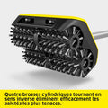 Nettoyeur terrasses 10 bar 180 l h largeur 300 mm brosses 600 800 tr min