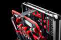 Chariot outils 156 pièces roulettes poignée télescopique mallette outils professionnelle