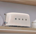 Grille-pain 4 tranches fentes 36 mm 6 niveaux 1500W crème