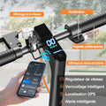 Trottinette électrique adulte 350 W 25 km h autonomie 35 km pneus increvables