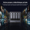 NAS bureau 4 baies DXP4800 Pro Intel i3 1315U 8 Go DDR5 10 GbE 25 GbE M.2 NVMe HDMI 4K SSD 128 Go