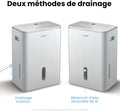 Déshumidificateur 20 L jour connecté réservoir 3 L mode sèche linge