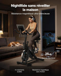 Vélo appartement intérieur silencieux résistance réglable écran LCD siège confortable app capacité 136kg