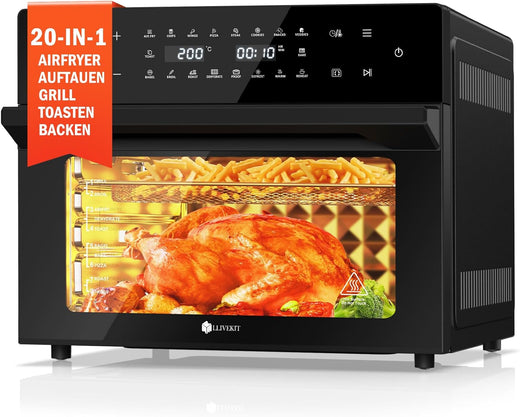 Friteuse sans huile 30 L rôtissoire 20 programmes écran tactile LED