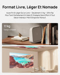 Vidéoprojecteur portable 1080P 500 lumens rotation 150 degrés haut parleurs intégrés