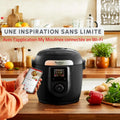Multicuiseur 10 modes cuisson sous pression guidage étapes
