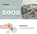 Babyphone caméra écran 5 pouces HD autonomie 8 h avec supports
