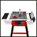Scie circulaire table 2200 W lame 254 mm butée parallèle angle