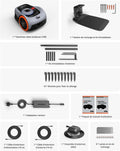 Robot tondeuse Navimow i105E sans fil 500 m² RTK Vision cartographie IA limite virtuelle multizone