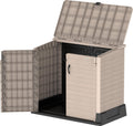 Abri jardin extérieur 850 L plastique rangement outils barbecues cache poubelles