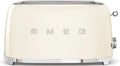 Grille-pain 4 tranches fentes 36 mm 6 niveaux 1500W crème