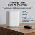 Kit caméras surveillance 2K solaire PTZ suivi automatique stockage local