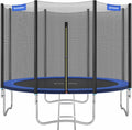 Trampoline extérieur enfant diamètre 183 244 305 366 427 cm filet échelle