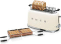 Grille-pain 4 tranches fentes 36 mm 6 niveaux 1500W crème