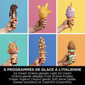 Machine glace et sorbetière CREAMi Scoop and Swirl 13 modes 2 pots pièces lavables NC701EU