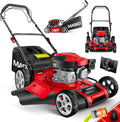 Tondeuse essence 5 en 1 roue motrice largeur coupe 51 cm mulching éjection latérale hauteur réglable