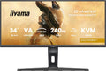 Écran gaming 34 pouces 3440x1440 240 Hz VA incurvé USB C dock KVM