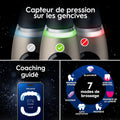 Brosse dents électrique 7 modes capteur pression étui chargeur