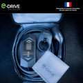 Chargeur voiture électrique 3,7 kW 6 m écran LCD départ différé câble type 2