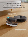Robot aspirateur laveur 5500 Pa navigation LDS cartographie zones virtuelles