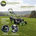 Tondeuse thermique 196 cc autopropulsée coupe 53 cm bac 65 L