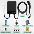 Borne recharge véhicule électrique 7 kW câble 7,5 m RFID RCD type B IP54