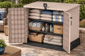Abri jardin extérieur 850 L plastique rangement outils barbecues cache poubelles