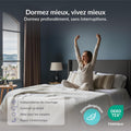 Matelas 160x200 épaisseur 30 cm mémoire forme latex 7 zones confort ferme réversible