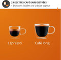 Machine café grains expresso 2 tasses buse vapeur nettoyage automatique