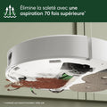 Robot aspirateur laveur base multifonction autovidage 75 jours LiDAR