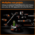 Robot tondeuse 500 m2 caméra 4K IA coupe bordures multizone