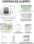 Litière chat autonettoyante 65 L xSecure contrôle appli multi chats