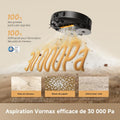 Robot aspirateur L50s Pro Ultra 30000Pa vidage 100 jours nettoyage serpillières haute température bords coins