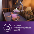Babyphone vidéo HD suivi sommeil respiration affichage jour nuit