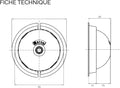 Serrures antivol utilitaire double kit fermeture débrayable nickel