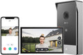 Talkie walkie vidéo 2K écran 7 pouces détection présence vision nocturne étanche WiFi