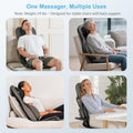 Siège massant shiatsu dos cou chaleur compression 2D 3D