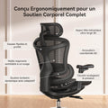 Chaise bureau ergonomique Doro C300 accoudoirs 3D soutien lombaire dynamique dossier réglable noir